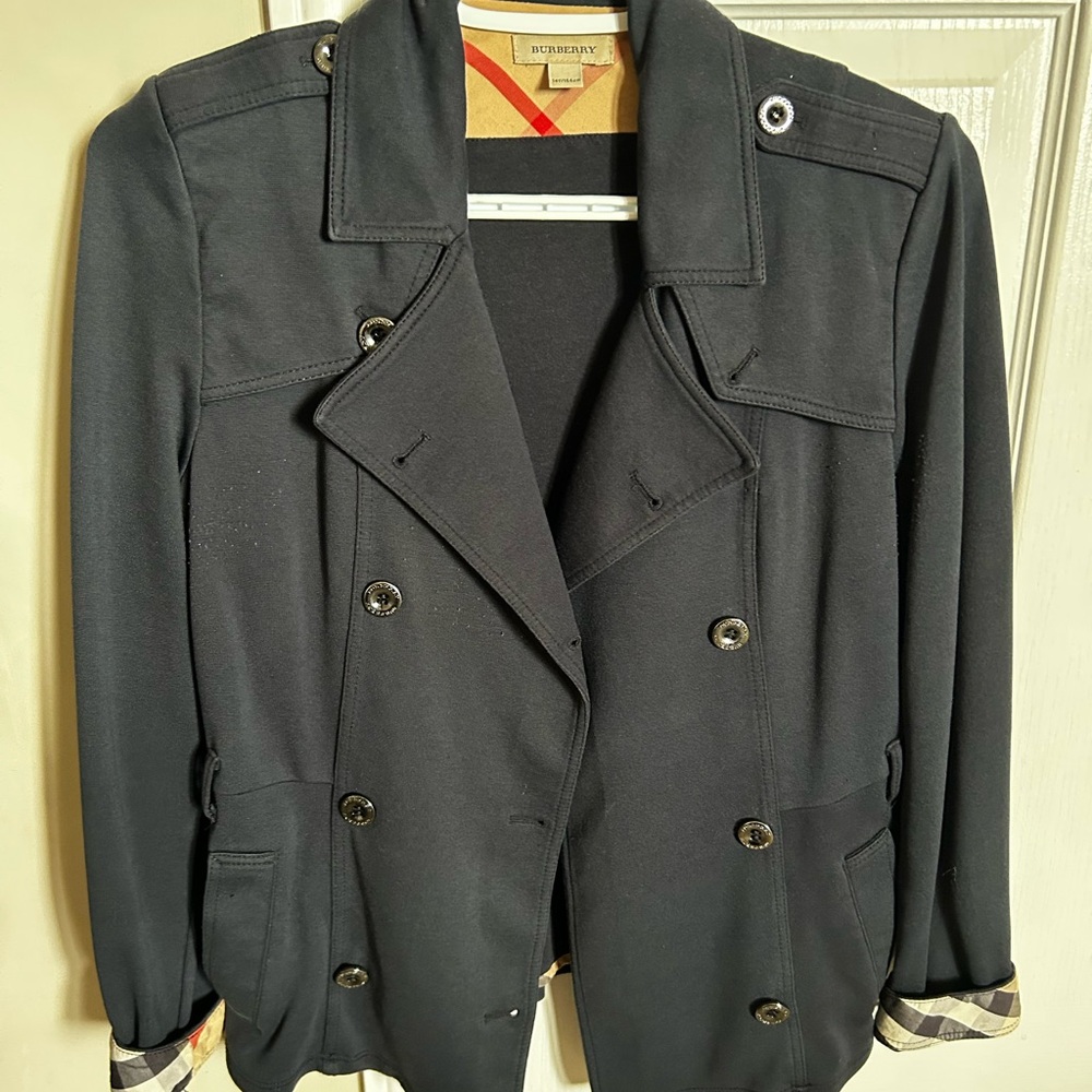 Burberry kids pleated trench coat